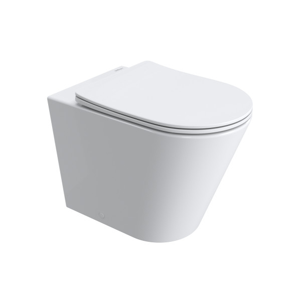 Унитаз приставной BelBagno Притяжение безободковый с сиденьем soft close белый (BB1003CB-TOR/SC) Унитаз приставной BelBagno Притяжение безободковый с сиденьем soft close белый (BB1003CB-TOR/SC)
