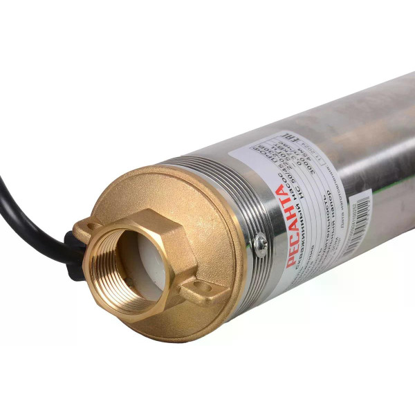 Насос скважинный Ресанта НС 50/45 (d.75 mm, кабель 20 м) (77/3/3)