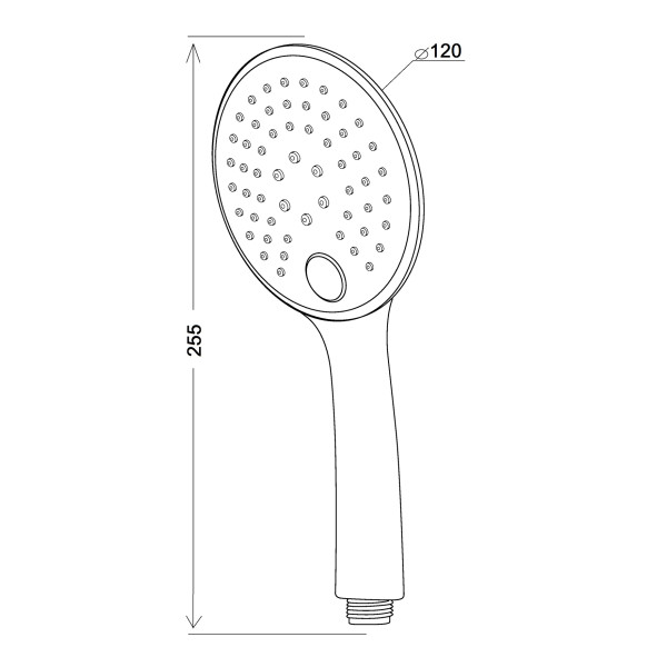 Душевая лейка Esko хром (SPL1103)