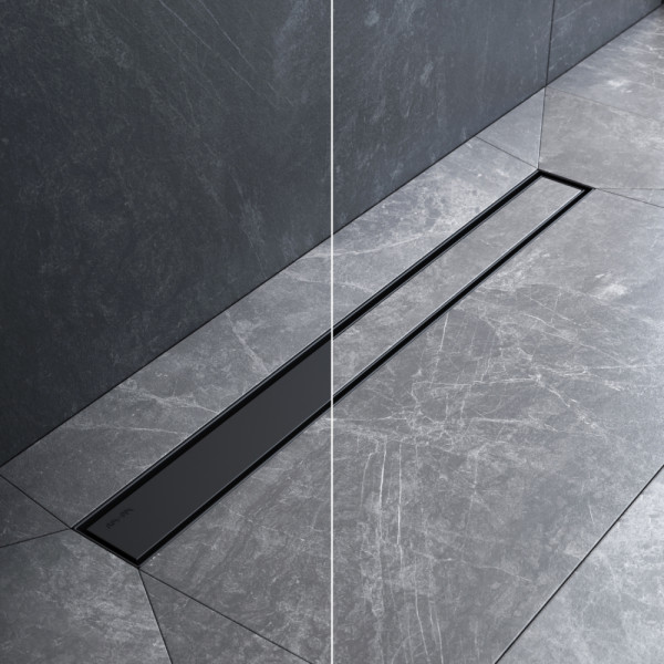 Душевой лоток AM.PM MasterFlow линейный универс затвор Tile 70 см черн мат (W01SC-U11-070-04BM)