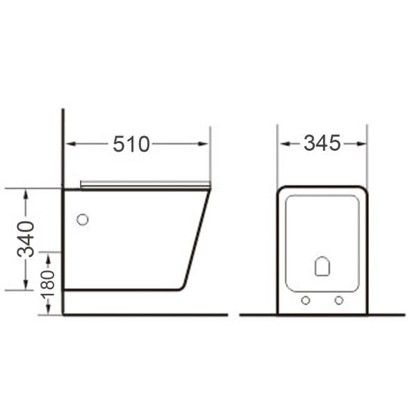 Унитаз подвесной Timo Soli 510*340*340 белый, сиденье с микролифтом (TK-303) Унитаз подвесной Timo Soli 510*340*340 белый, сиденье с микролифтом (TK-303)