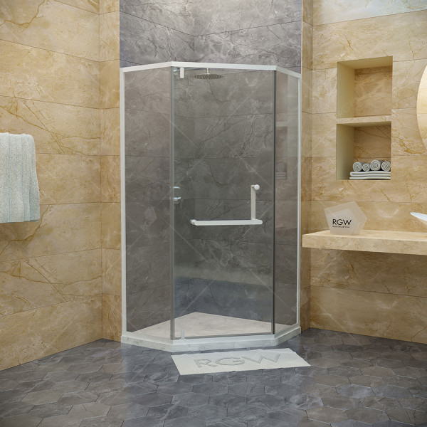 Душевой уголок RGW HO-084-W 90*90 стекло прозрачное, профиль белый 350608499-15 Душевой уголок RGW HO-084-W 90*90 стекло прозрачное, профиль белый 350608499-15
