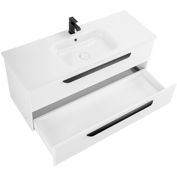 Тумба подвесная Cezares Eco 117x50 Bianco Lucido (ECO-CER-120-2C-SO-BL) Тумба подвесная Cezares Eco 117x50 Bianco Lucido (ECO-CER-120-2C-SO-BL)