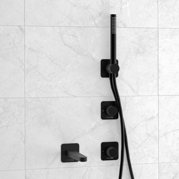 Душевая система WasserKRAFT черная (A5251.299.301.302.242.217)