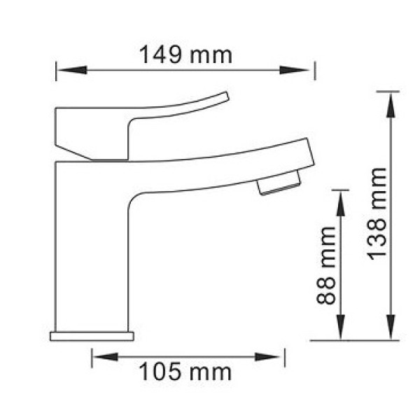 Смеситель для раковины WasserKRAFT Exter (1603)