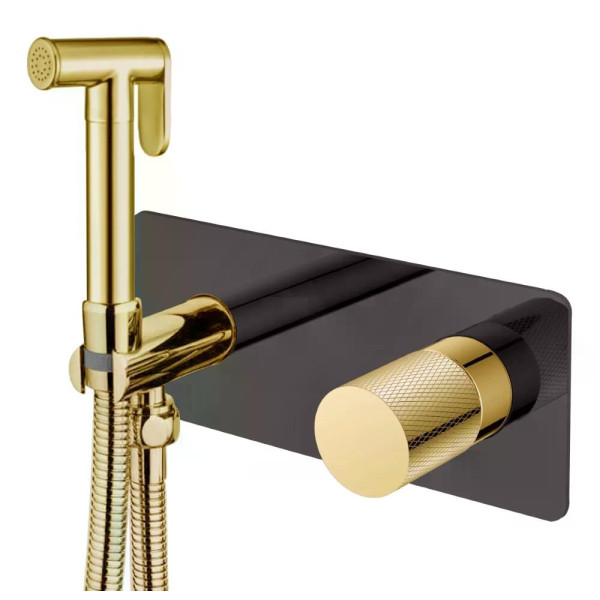 Смеситель с гигиеническим душем Boheme Stick B (черный) (127-BG.2) Смеситель с гигиеническим душем Boheme Stick B (черный) (127-BG.2)