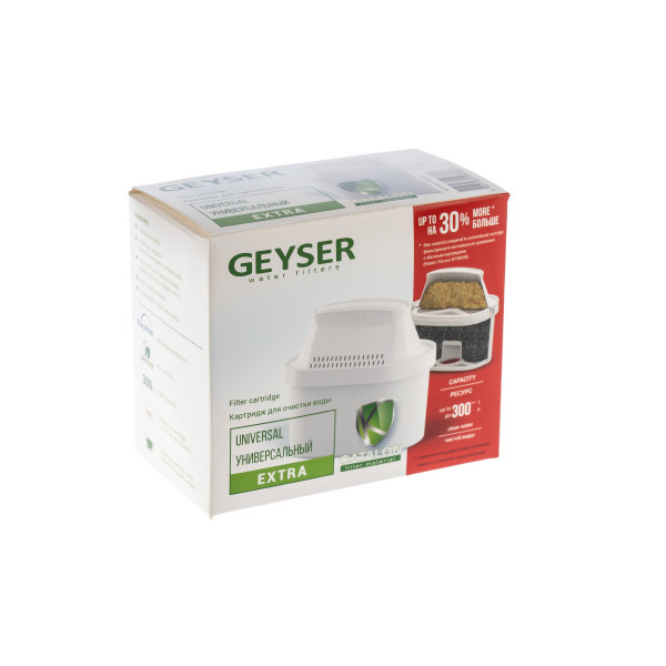 Картридж универсальный Экстра 401 для фильтра-кувшина Гейзер Гелиос (30514) Картридж универсальный Экстра 401 для фильтра-кувшина Гейзер Гелиос (30514)