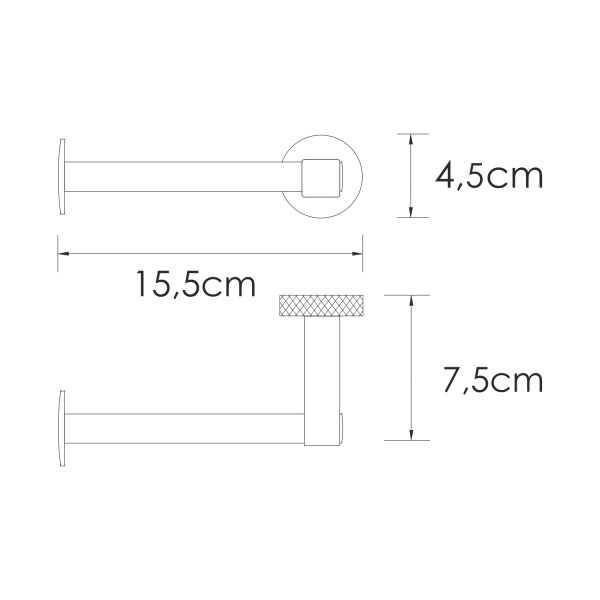 Держатель для туалетной бумаги WasserKRAFT Tauber никель (K-64496)