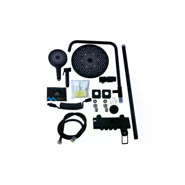 Душевая система Fashun с гигиенической лейкой черный (A2483-7) Душевая система Fashun с гигиенической лейкой черный (A2483-7)