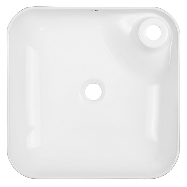 Раковина накладная Azario 43x43x12 белая глянцевая (AZ-2194)