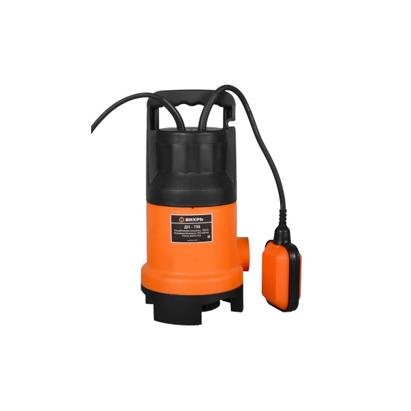 Насос дренажный Вихрь ДН-750 (68/2/2) Насос дренажный Вихрь ДН-750 (68/2/2)