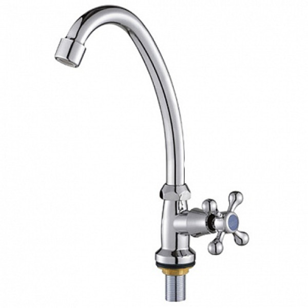 Смеситель водоразборный для холодной воды L4165 хром, с гайкой Ligeya (L4165 Ligeya) Смеситель водоразборный для холодной воды L4165 хром, с гайкой Ligeya (L4165 Ligeya)