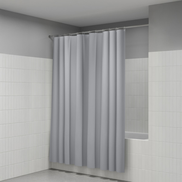 Шторка для ванны текстиль Iddis 200x180 PE серая (P10PE18i11)