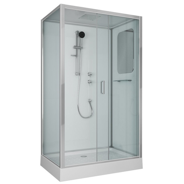 Душевая кабина Niagara Premium 1200*800*2100 стекло прозрачное, профиль хром (NG-6012-01QR) Душевая кабина Niagara Premium 1200*800*2100 стекло прозрачное, профиль хром (NG-6012-01QR)
