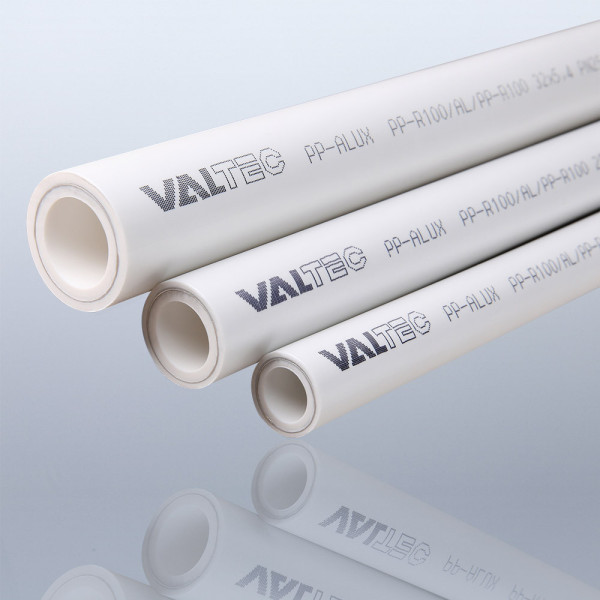 Труба PP-R 20 мм армированная алюминием VALTEC PP-ALUX PN 25 (белая, штанга 4 м.) VTp.700.AL25.20 Труба PP-R 20 мм армированная алюминием VALTEC PP-ALUX PN 25 (белая, штанга 4 м.) VTp.700.AL25.20