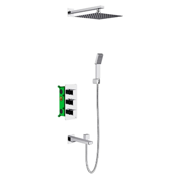 Душевая система Timo Petruma хром внешняя часть внутреняя часть (SX-5049/00SM)