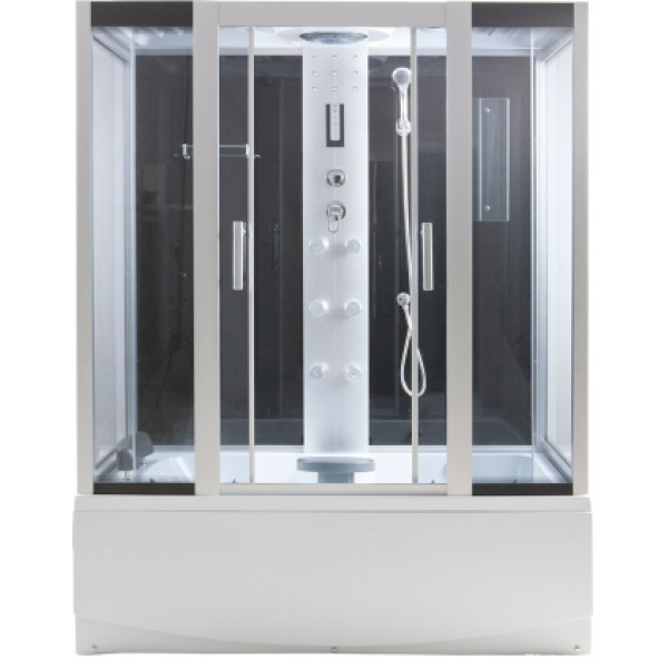 Кабина гидромассажная Erlit 170х80 стекло тонированное (ER4517TP-C4)