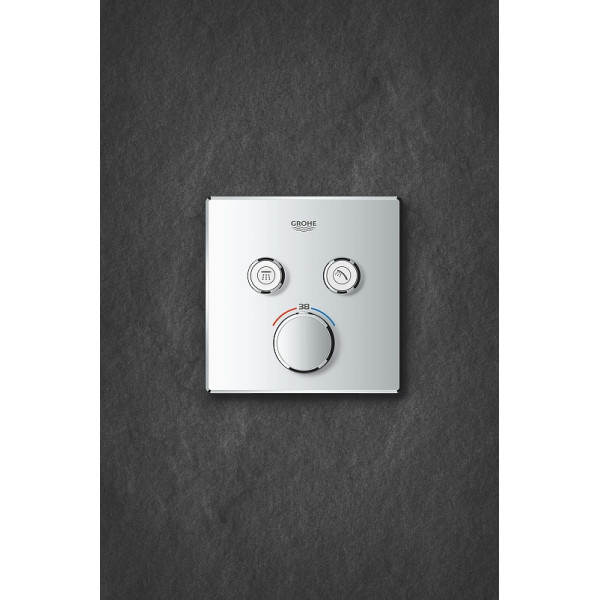 Смеситель для душа Grohe Grohtherm SmartControl внешняя часть с термостатом хром (29124000) Смеситель для душа Grohe Grohtherm SmartControl внешняя часть с термостатом хром (29124000)