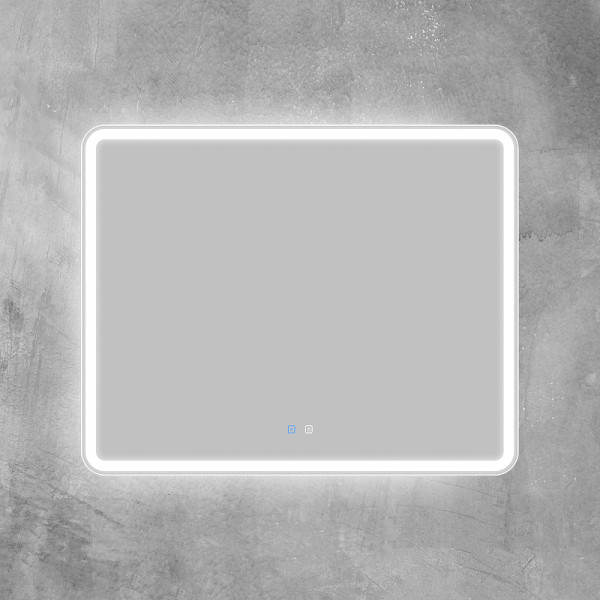 Зеркало с подсветкой BelBagno 100x80 голос.управл., подогрев (SPC-MAR-100-80-LED-TCH-SND)