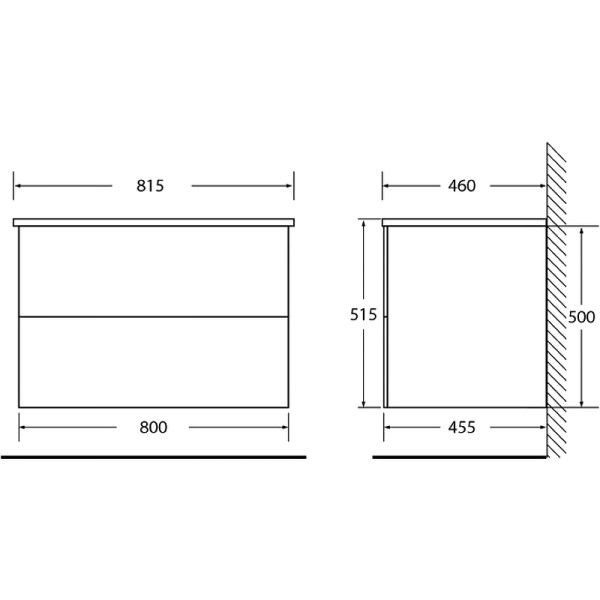 Тумба подвесная BelBagno Etna 80 Rovere Bianco (ETNA-800-2C-SO-WO-P) Тумба подвесная BelBagno Etna 80 Rovere Bianco (ETNA-800-2C-SO-WO-P)