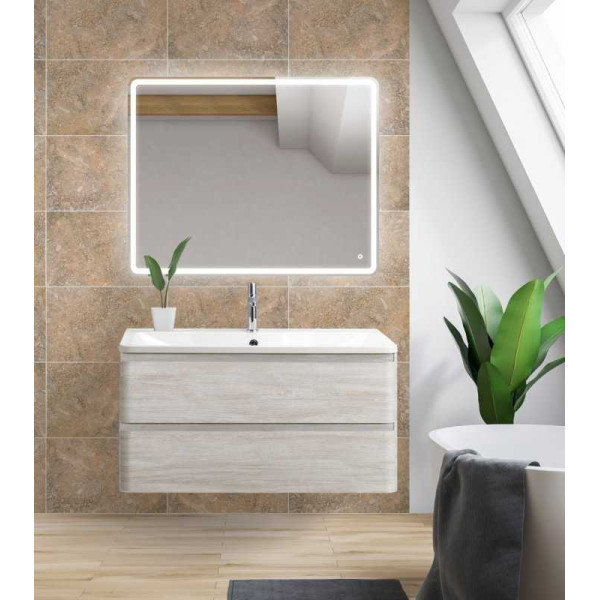 Тумба подвесная BelBagno Albano 90 Rovere Vintage Bianco (ALBANO-900-2C-SO-RVB)