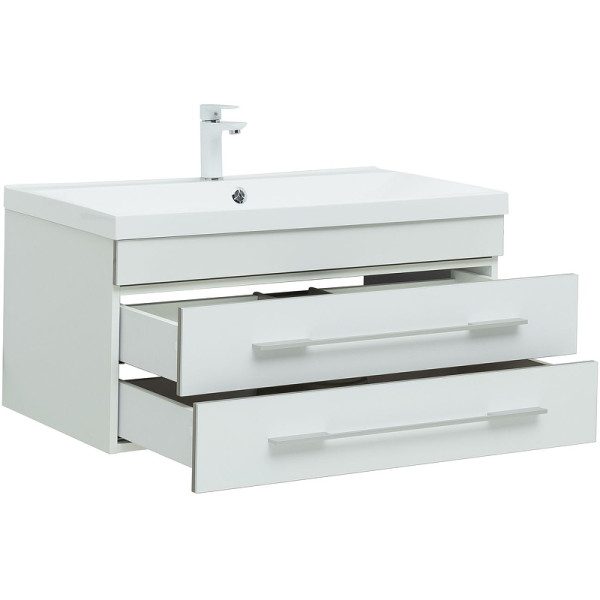 Тумба подвесная Aquanet Верона 90 New белый матовый (272424)