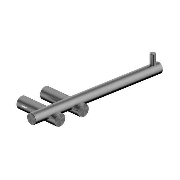 Бумагодержатель Abber Osten 316 оружейная сталь брашированная (AA1831BGG) Бумагодержатель Abber Osten 316 оружейная сталь брашированная (AA1831BGG)