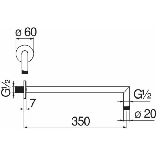 Держатель для душа Nobili настенный золотой (AD138/44RCP) Держатель для душа Nobili настенный золотой (AD138/44RCP)