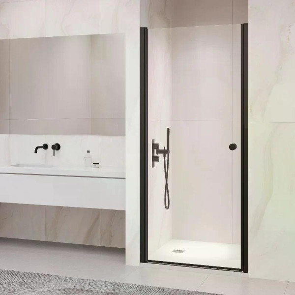 Душевая дверь RGW PA-03-B NEW 600xx1950 стекло прозрачное, профиль черный (54080306-14)