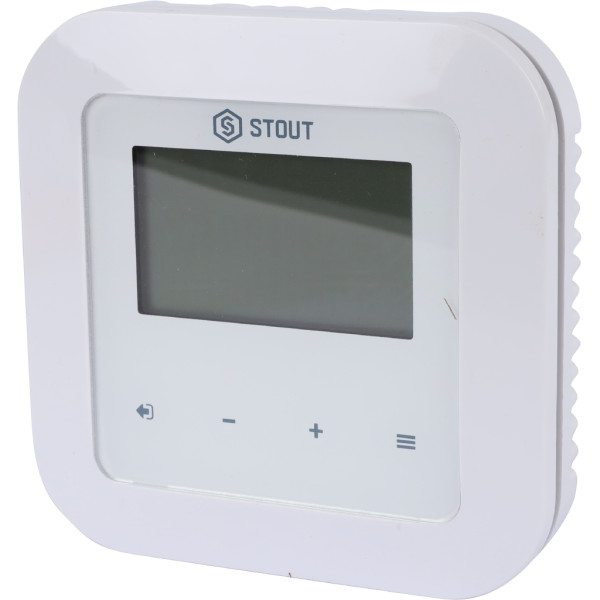 Терморегулятор Stout gроводной комнатный RI-1 с RS-связью (STE-0101-001007) Терморегулятор Stout gроводной комнатный RI-1 с RS-связью (STE-0101-001007)