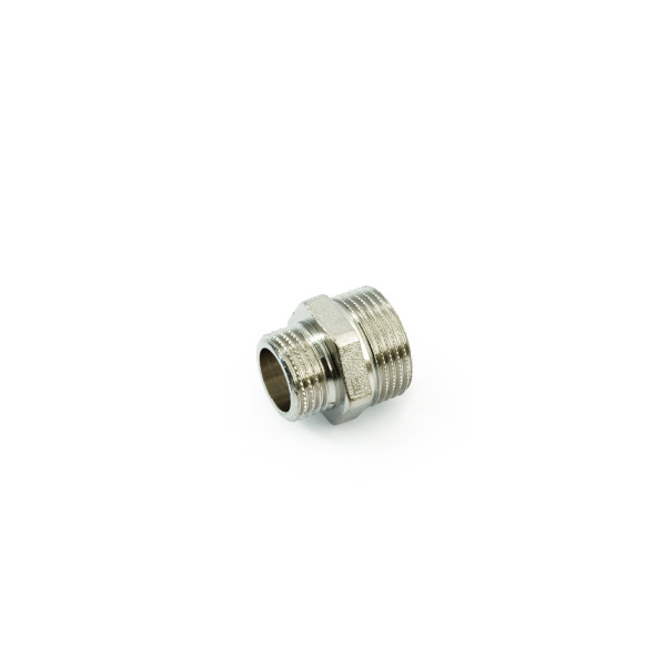 Ниппель переходной 3/8"х1/2" General Fittings (никель) 260003N040300H Ниппель переходной 3/8"х1/2" General Fittings (никель) 260003N040300H