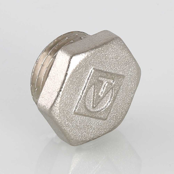 Заглушка 1 1/2"Н Valtec (никель) (VTr.583.N.0008) Заглушка 1 1/2"Н Valtec (никель) (VTr.583.N.0008)