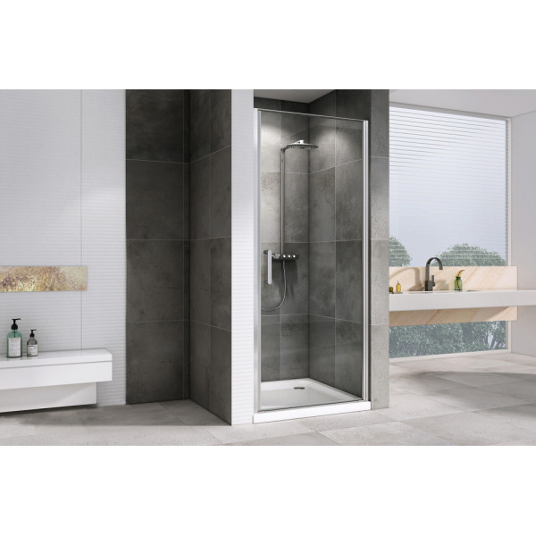 Душевая дверь Abber Sonnenstrand 80x195 стекло прозрачное, профиль хром (AG04080) Душевая дверь Abber Sonnenstrand 80x195 стекло прозрачное, профиль хром (AG04080)