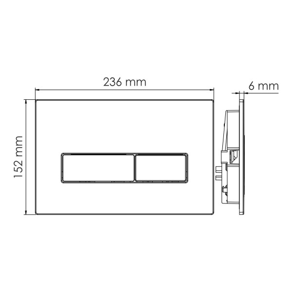 Инсталляция для унитаза WasserKRAFT Glan с клавишей смыва белая (66TLT.010.ME.BL.WH03)