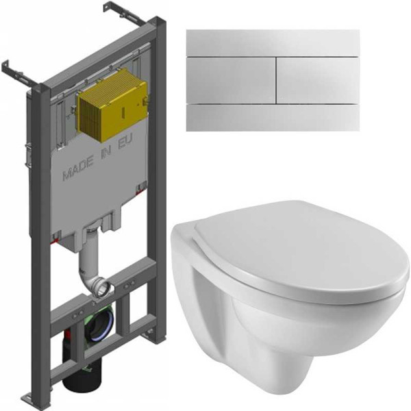 Комплект инсталляция с унитазом Jacob Delafon Patio с сиденьем Микролифт и клавишей смыва хром (E21740RU-00) Комплект инсталляция с унитазом Jacob Delafon Patio с сиденьем Микролифт и клавишей смыва хром (E21740RU-00)