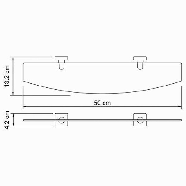 Полка WasserKRAFT Lippe (K-6524)