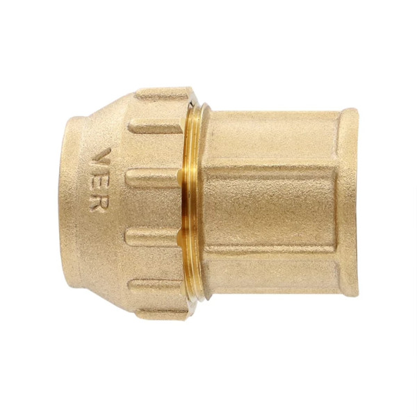 Соединение прямое 32*1"В Vieir (латунь, для п/э трубы) (VER372)