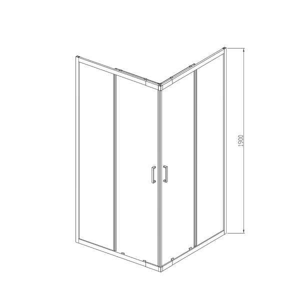 Душевой уголок Vincea Penta VSP-3P 900x900x1950 стекло прозрачное, профиль черный (VSP-3P900CLB) Душевой уголок Vincea Penta VSP-3P 900x900x1950 стекло прозрачное, профиль черный (VSP-3P900CLB)