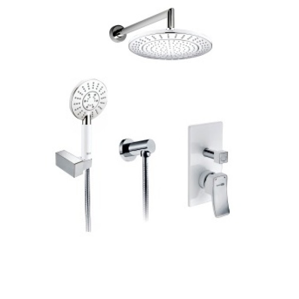 Встраиваемый комплект для душа WasserKRAFT A16067 с верхней душевой насадкой и лейкой Встраиваемый комплект для душа WasserKRAFT A16067 с верхней душевой насадкой и лейкой