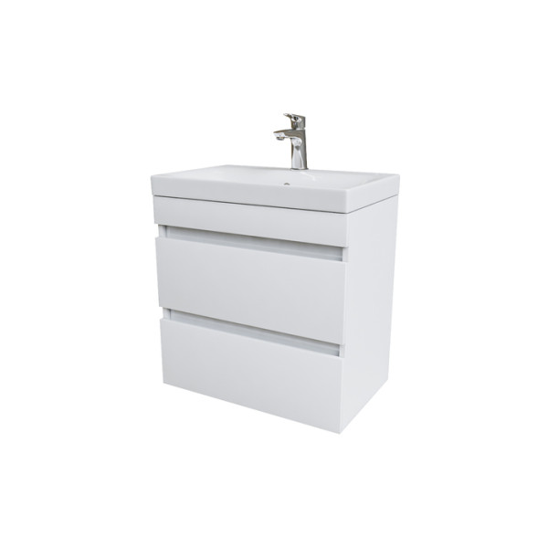 Тумба с умывальником подвесная Iddis Zodiac с ящиками 60x37,3 белая (ZOD6CB0i95K)