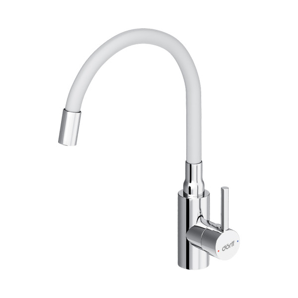 Смеситель для кухни Dorff Logic белый (D3007633) Смеситель для кухни Dorff Logic белый (D3007633)