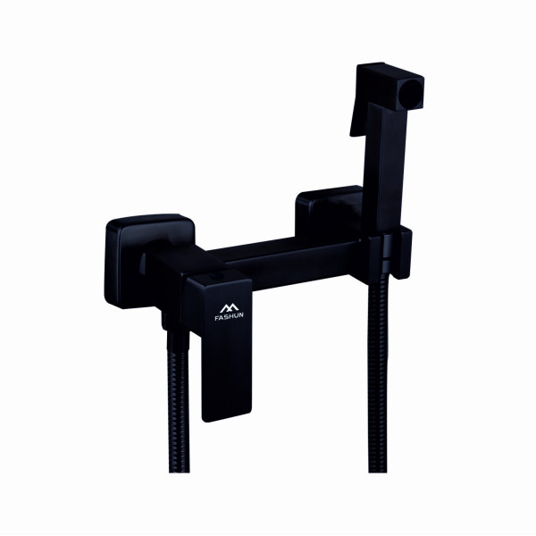 Смеситель с гигиеническим душем Fashun чёрный (A57504-7) Смеситель с гигиеническим душем Fashun чёрный (A57504-7)