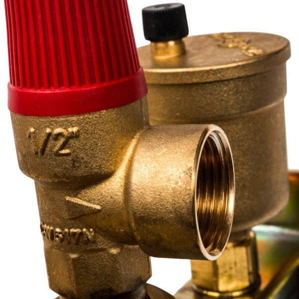 Группа подключения мембранного бака Stout (макс. 3 бар, латунь) (SVS-0006-013020)