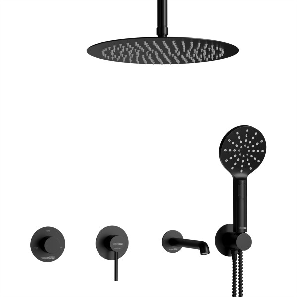 Душевая система WasserKRAFT Мюриц (Muritz) черный матовый (9851.98DVR3.151.160.444.240.339.443MB) Душевая система WasserKRAFT Мюриц (Muritz) черный матовый (9851.98DVR3.151.160.444.240.339.443MB)