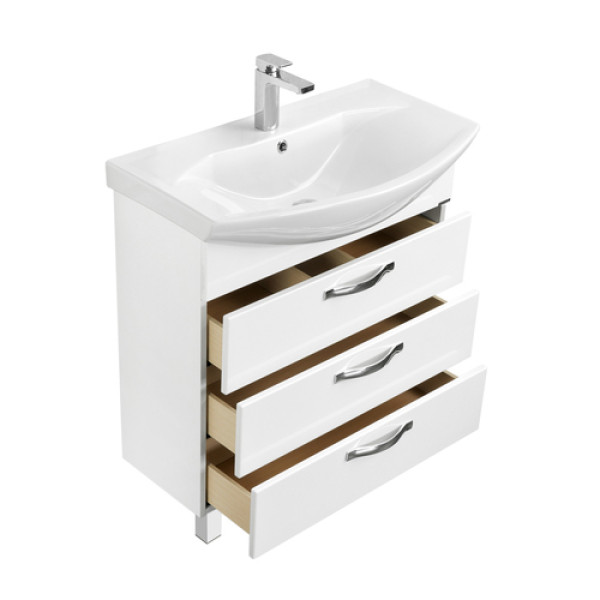 Тумба-умывальник Aquaton Ария 65 Н/1WH207782 Раковина Смайл-65 (1A1234K0AA010)