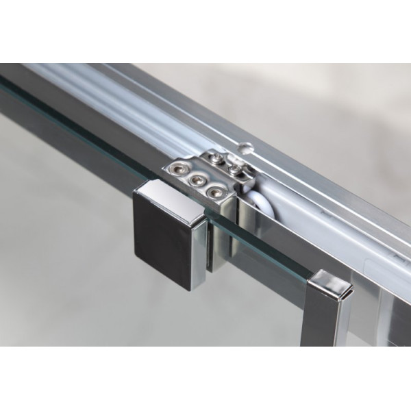 Душевой уголок Cezares Lux-Soft 140x100x200 стекло прозрачное, профиль хром (LUX-SOFT-W-AH-1-140/100-C-Cr-IV)