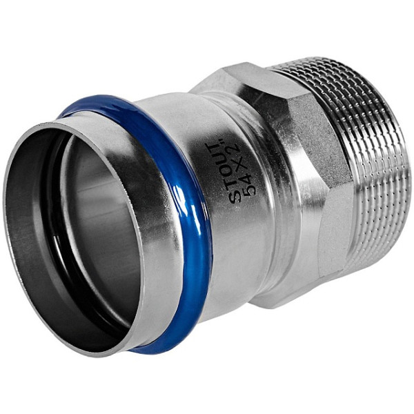Переход 54х2"Н Stout SSS-2021 ВПр-НР (нерж.ст., пресс) SSS-2021-000542