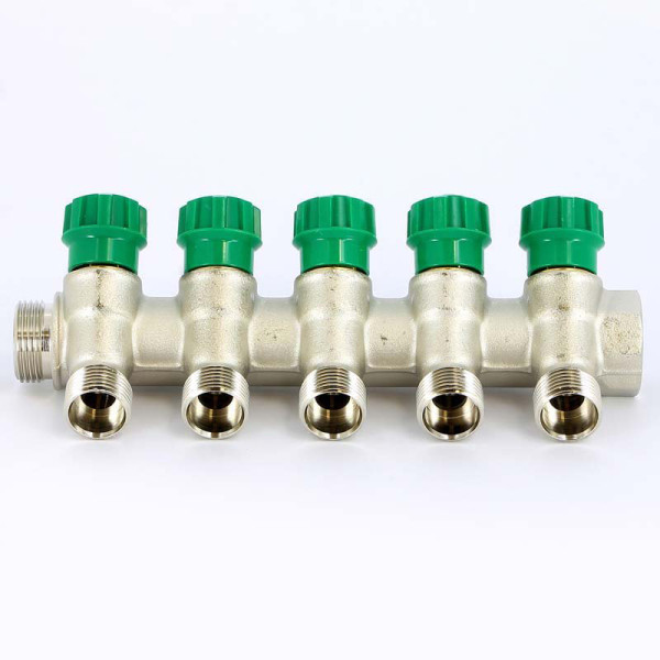 Коллектор 2 отв. регулируемый 3/4"х1/2" выходы под 90° 50 мм Uni-Fitt IT (никель) (411N3220) Коллектор 2 отв. регулируемый 3/4"х1/2" выходы под 90° 50 мм Uni-Fitt IT (никель) (411N3220)