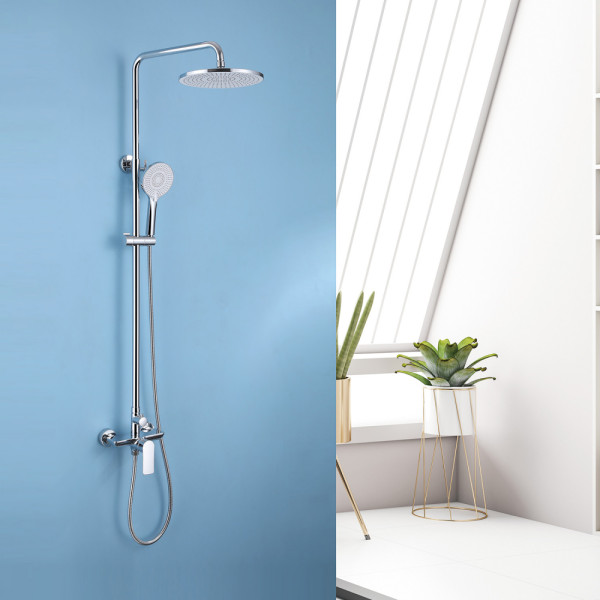 Душевая система Abber Weiss Insel  хром (AF8020L)