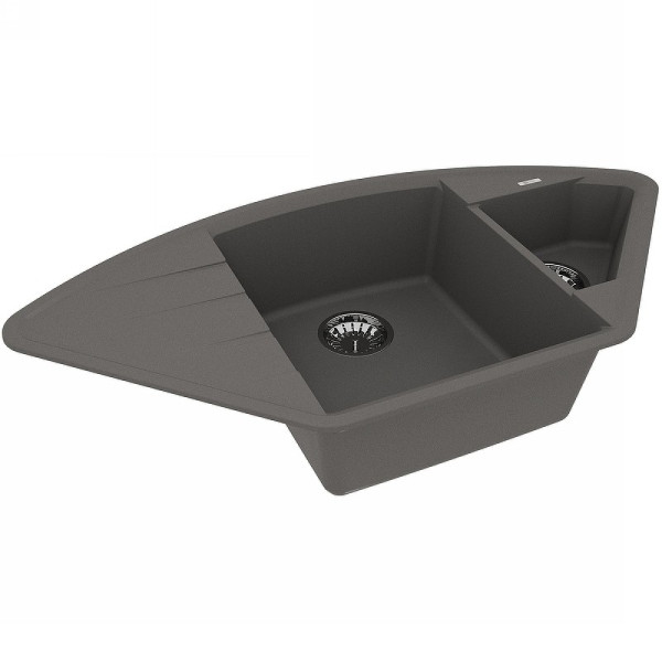 Мойка для кухни врезная Lemark Irkana 980 980x500 серый шелк (9910047)